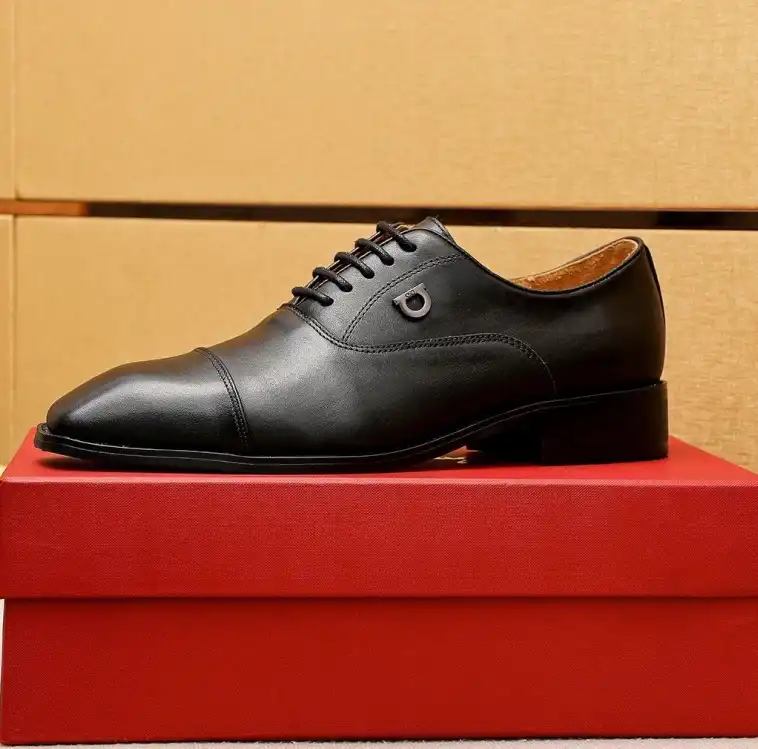 hype Ferragamo Leather Shoes