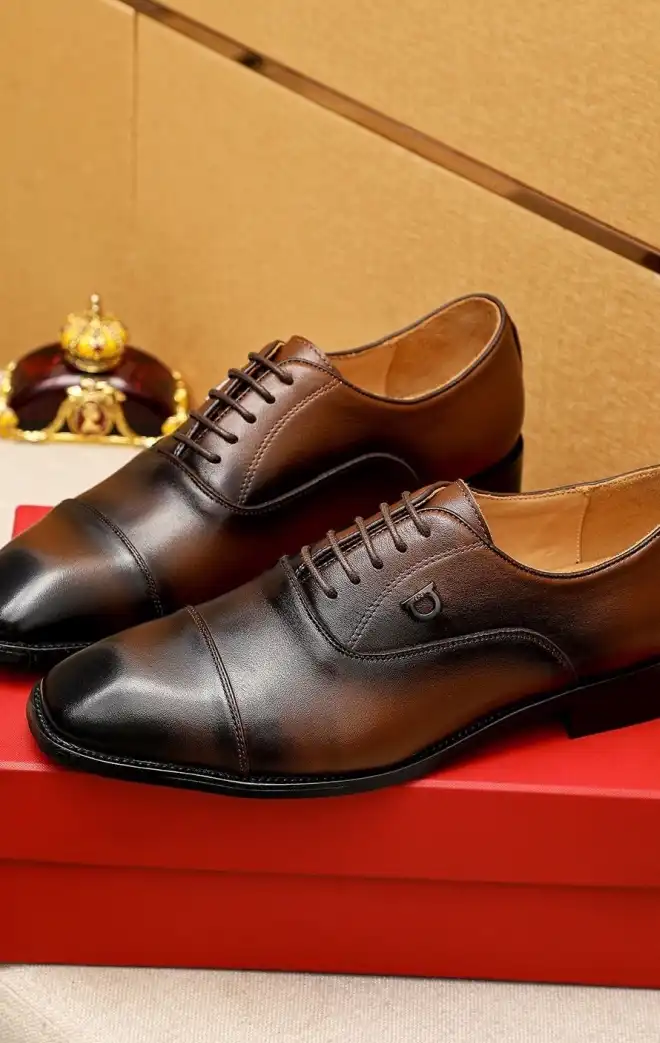 hype Ferragamo Leather Shoes