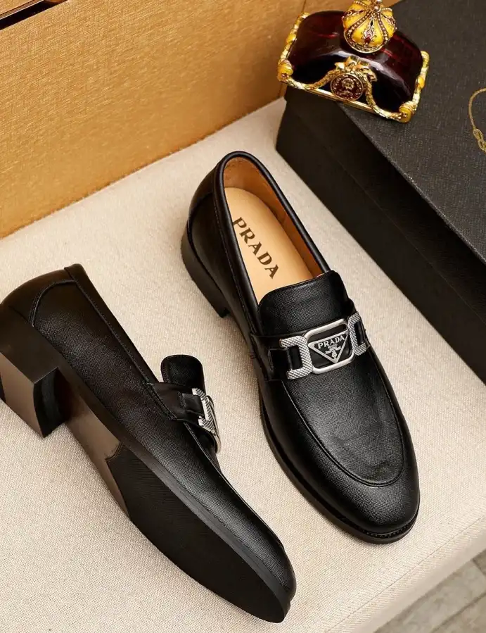 hype Prada Leather Shoes