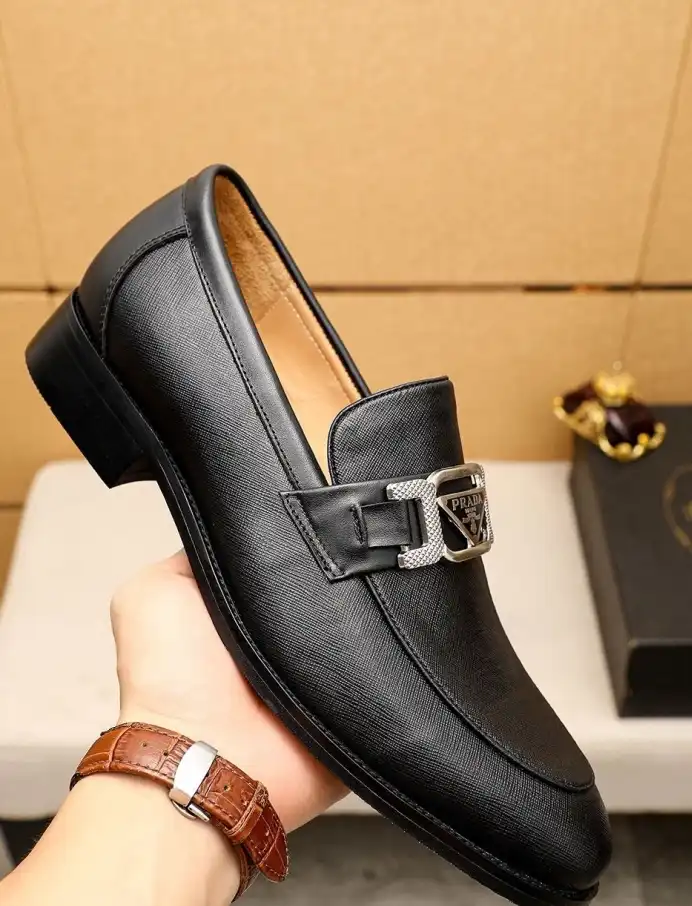 hype Prada Leather Shoes