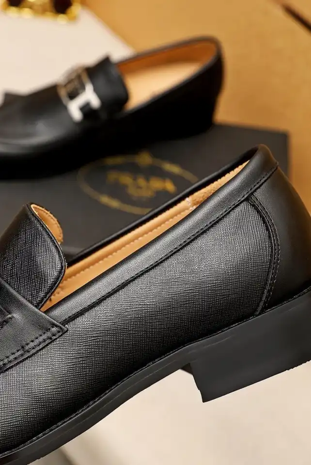 hype Prada Leather Shoes