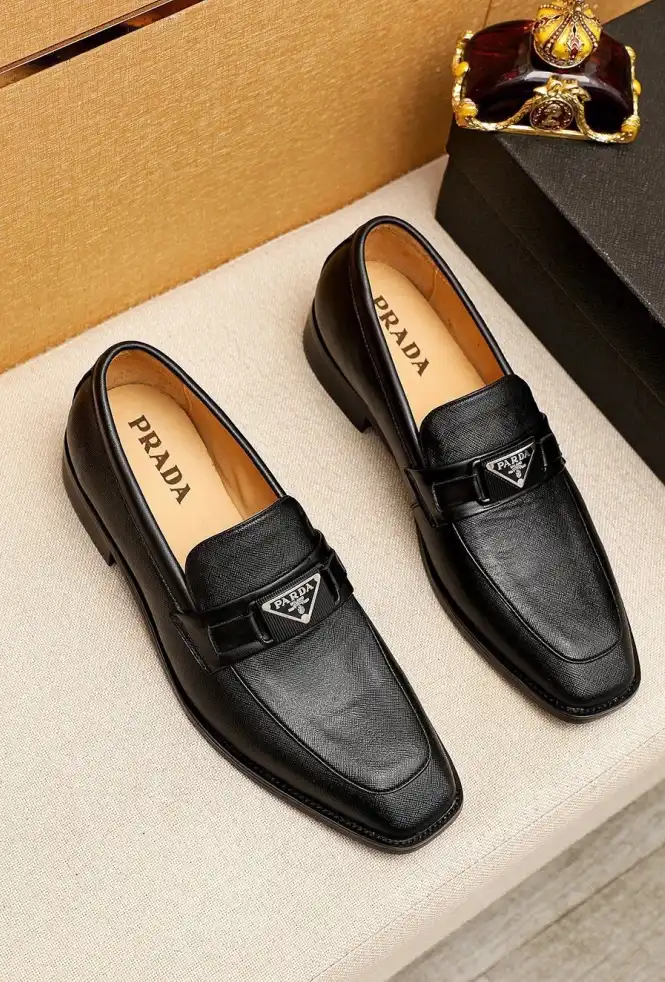 hype Prada Leather Shoes