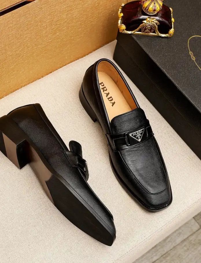 hype Prada Leather Shoes