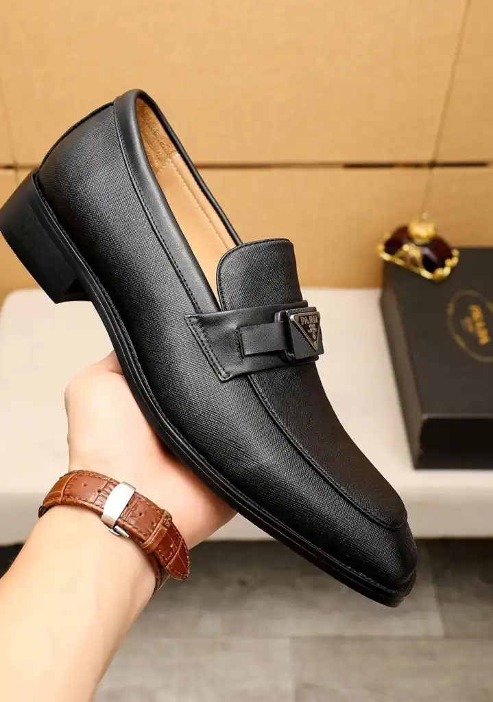 hype Prada Leather Shoes