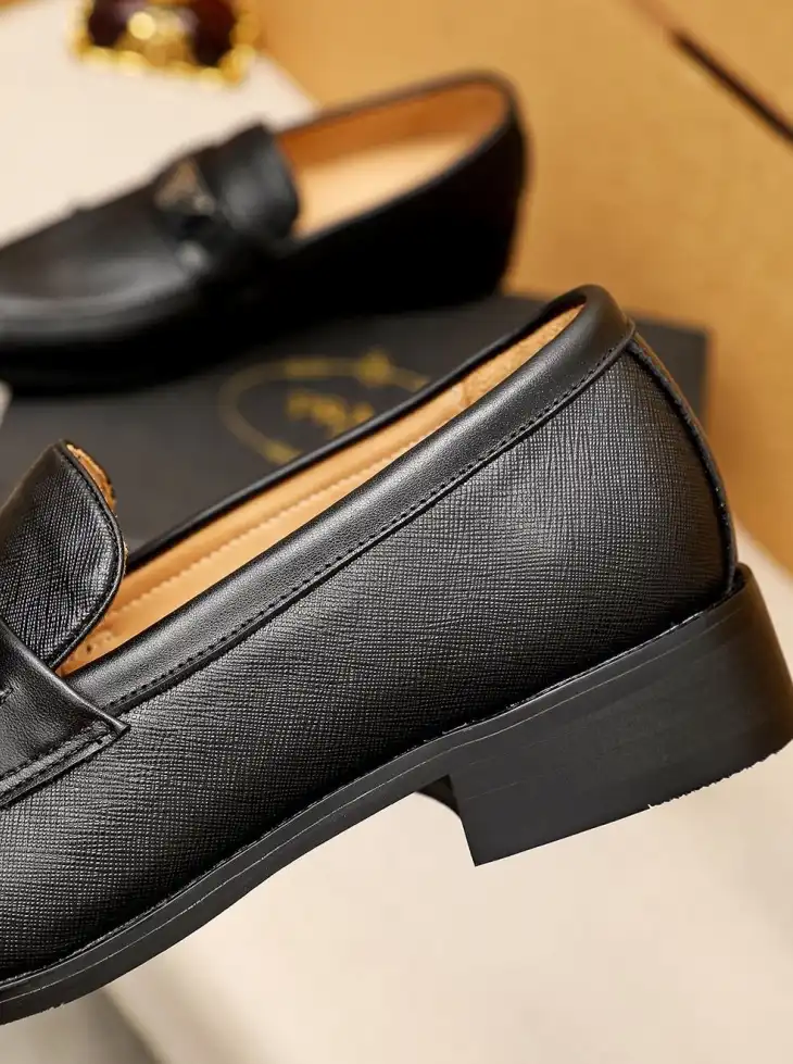 hype Prada Leather Shoes