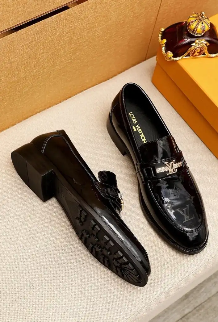 hype LV Leather Shoes