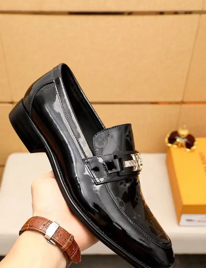 hype LV Leather Shoes