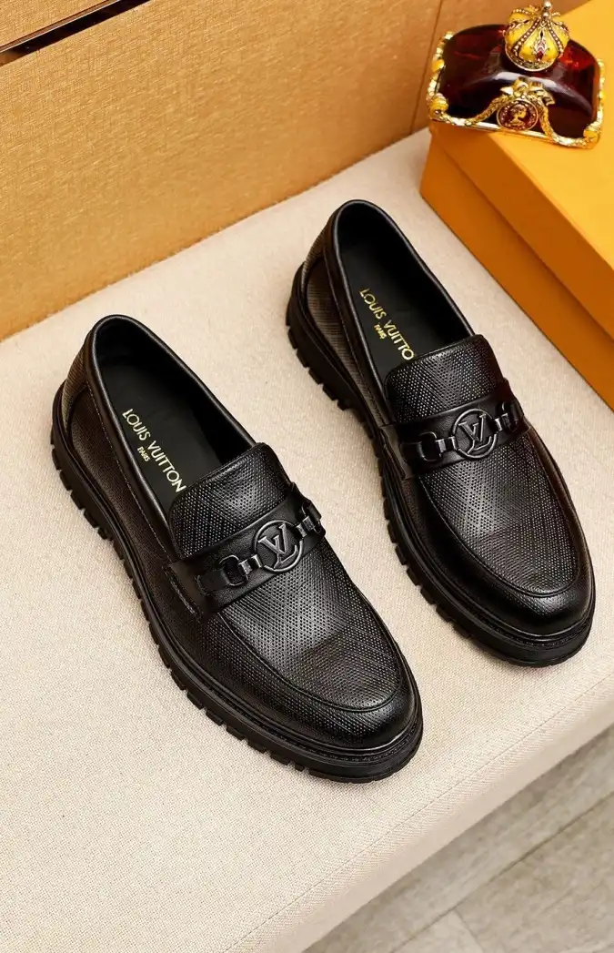 hype LV Leather Shoes