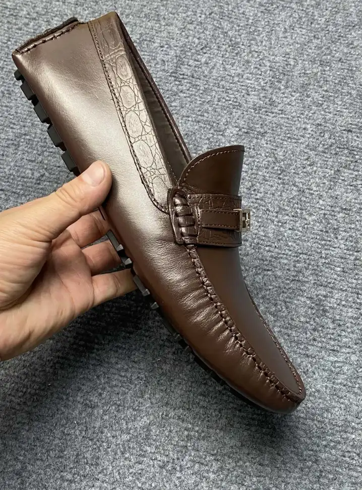 hype Fendi Leather Shoes