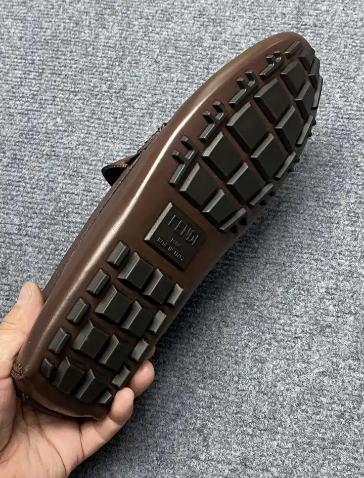 hype Fendi Leather Shoes