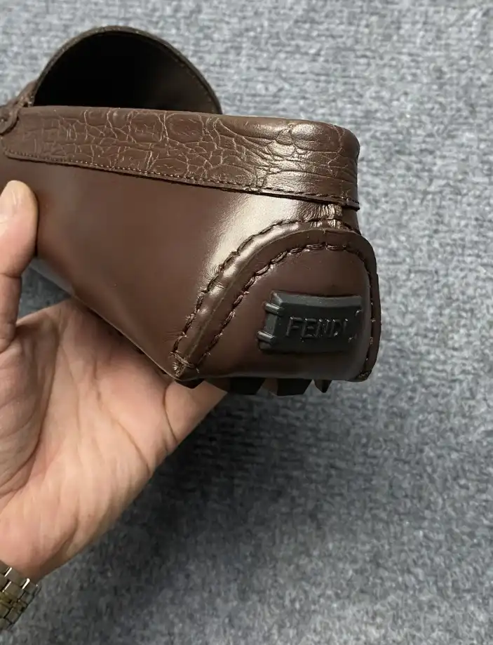 hype Fendi Leather Shoes