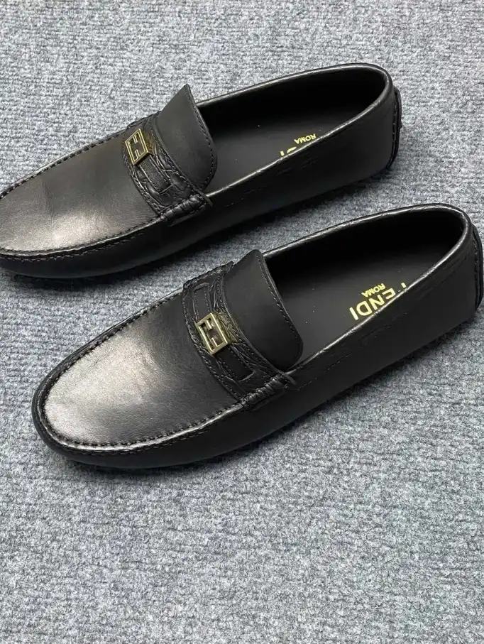 hype Fendi Leather Shoes