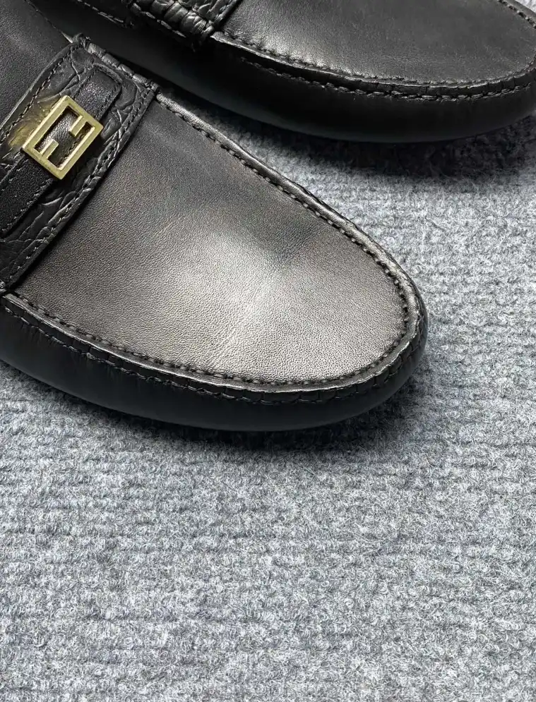 hype Fendi Leather Shoes