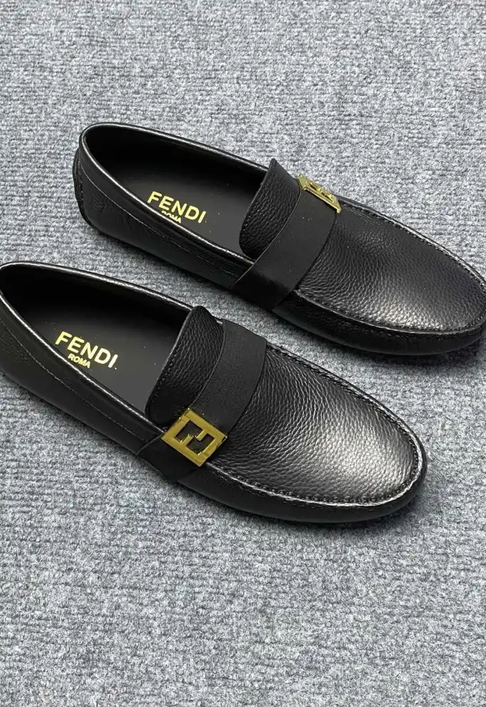 hype Fendi Leather Shoes