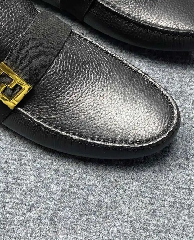 hype Fendi Leather Shoes