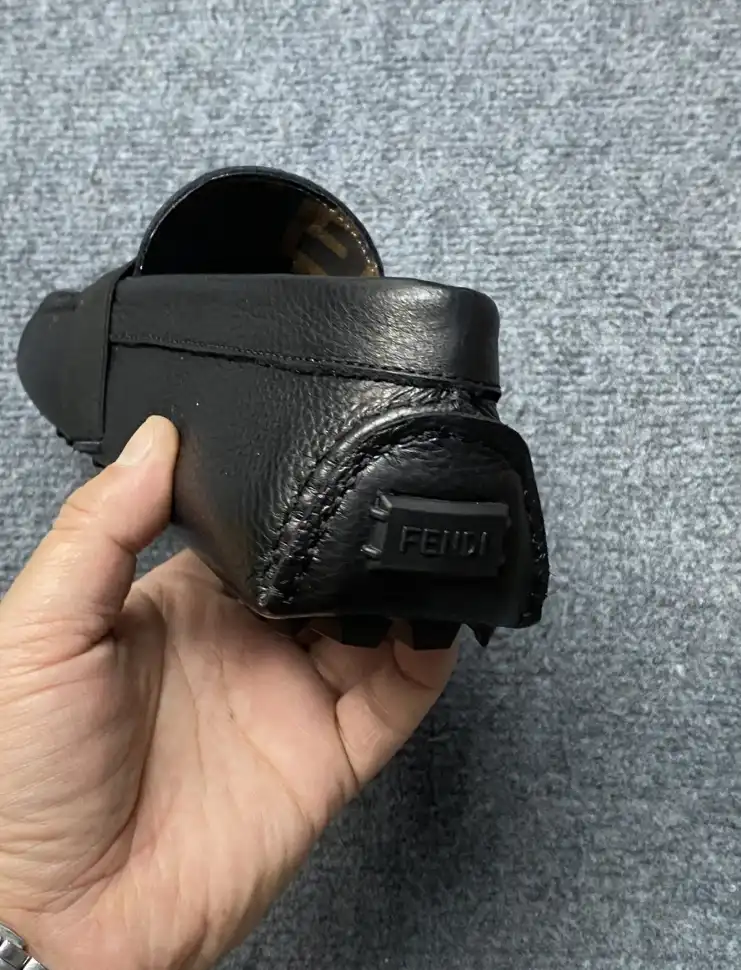 hype Fendi Leather Shoes