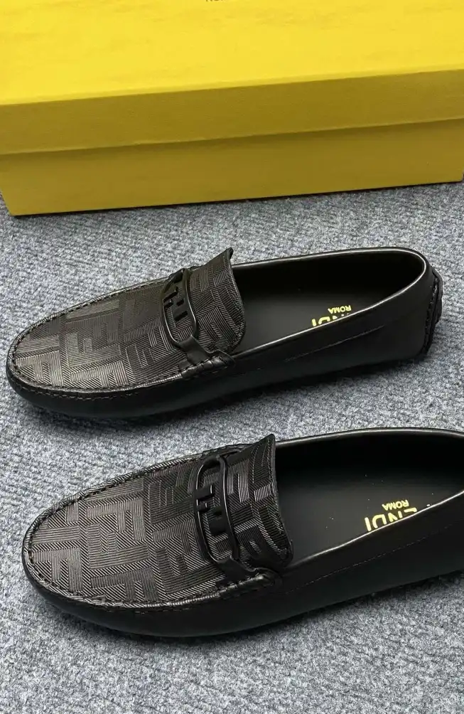 hype Fendi Leather Shoes