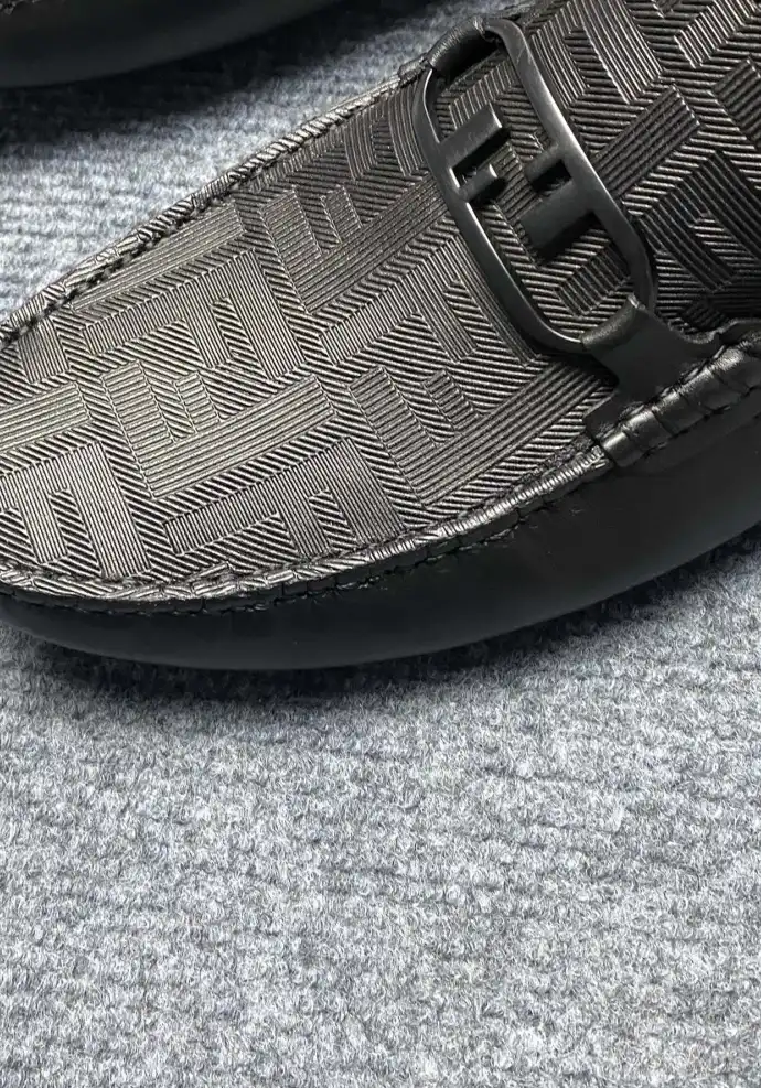 hype Fendi Leather Shoes