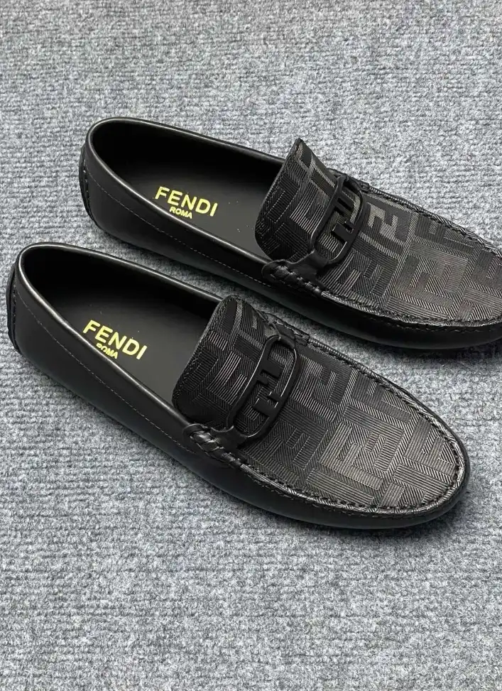 hype Fendi Leather Shoes