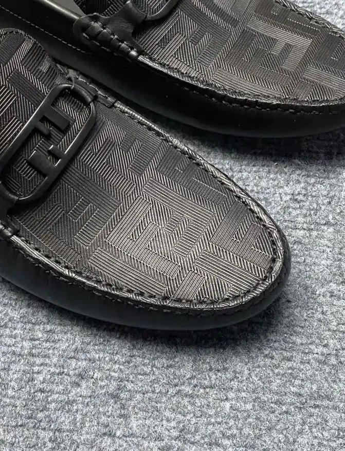 hype Fendi Leather Shoes