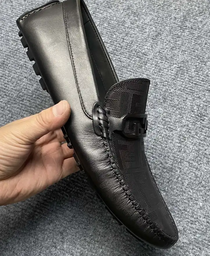 hype Fendi Leather Shoes