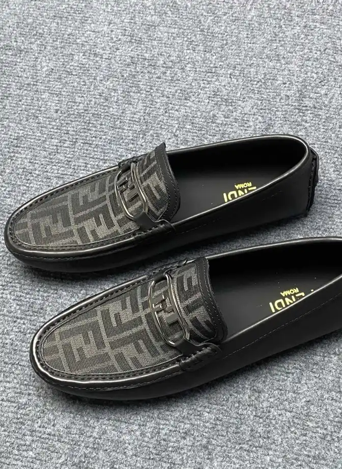 hype Fendi Leather Shoes