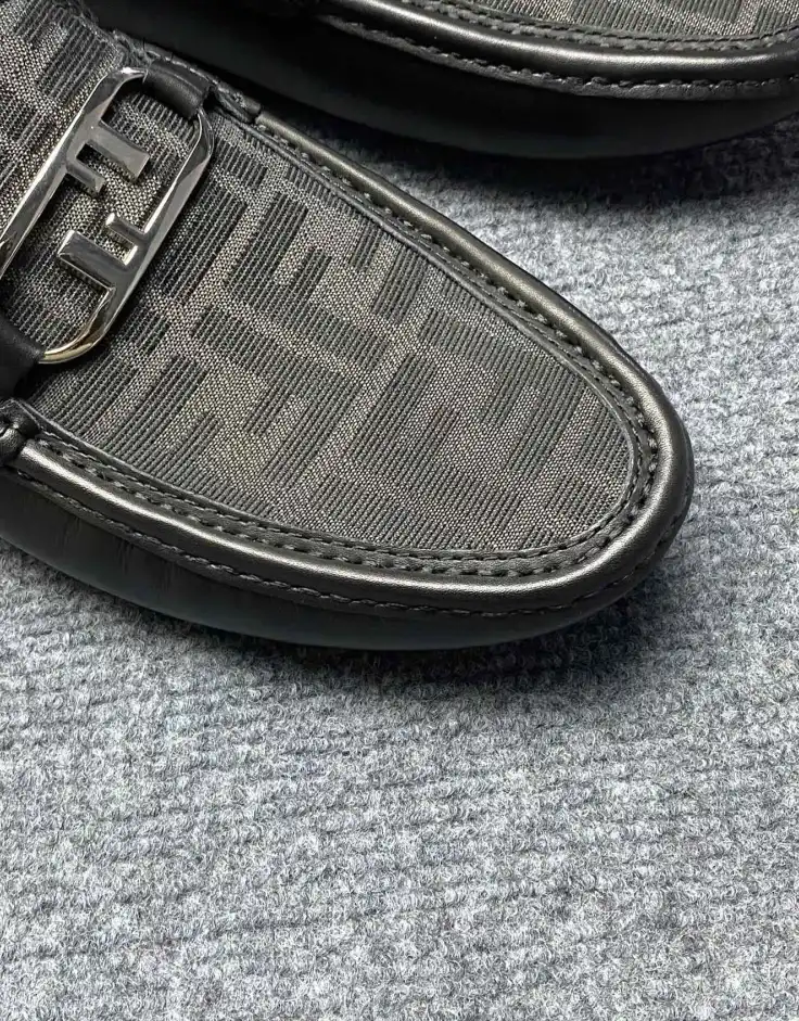 hype Fendi Leather Shoes