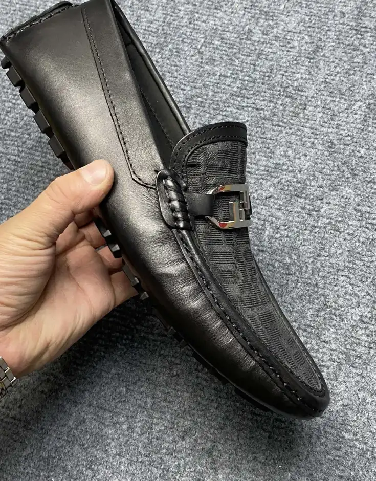 hype Fendi Leather Shoes