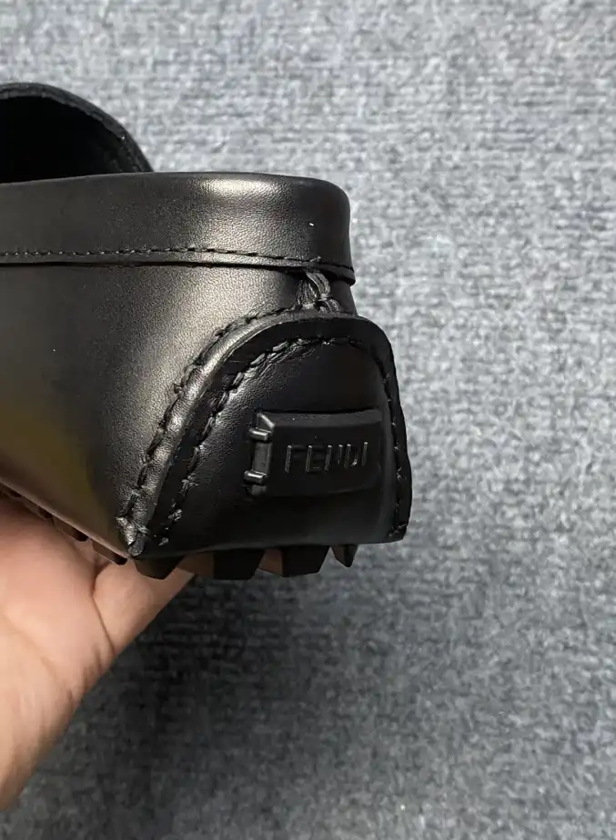 hype Fendi Leather Shoes