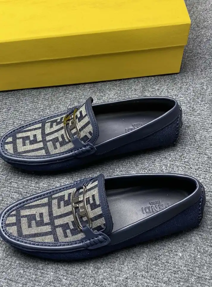 hype Fendi Leather Shoes