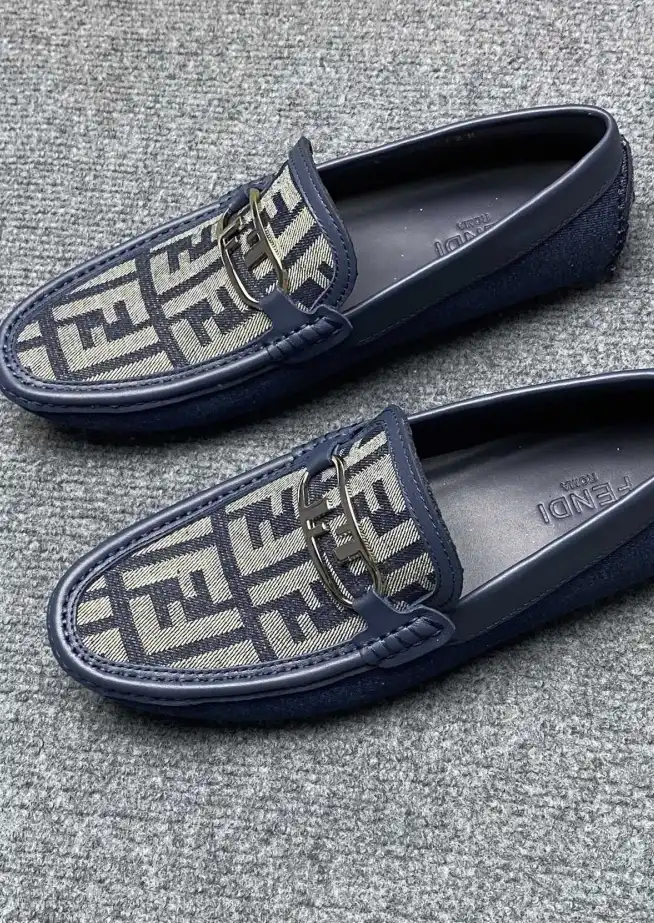 hype Fendi Leather Shoes