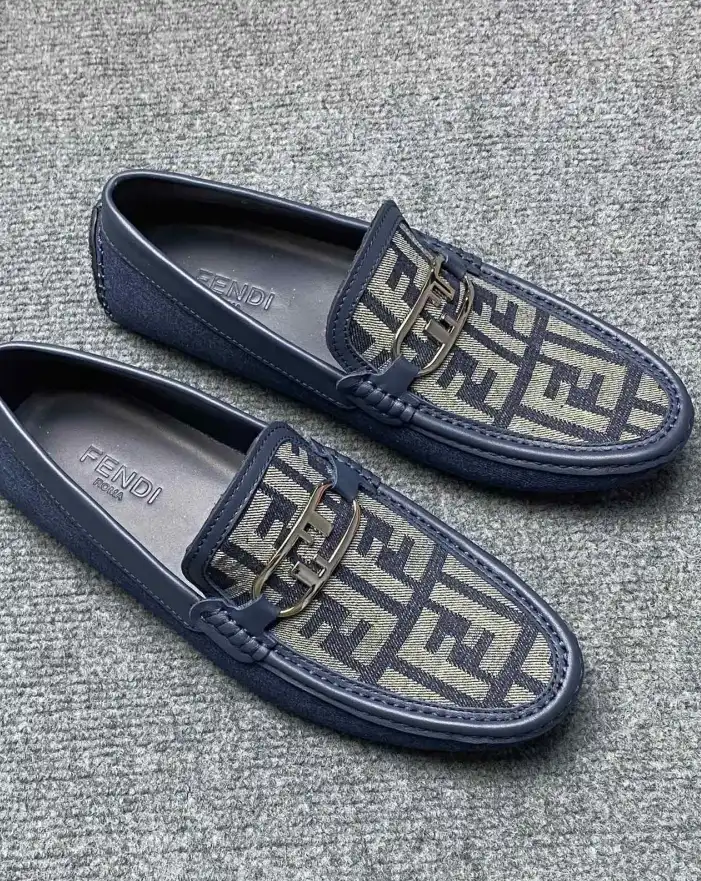 hype Fendi Leather Shoes