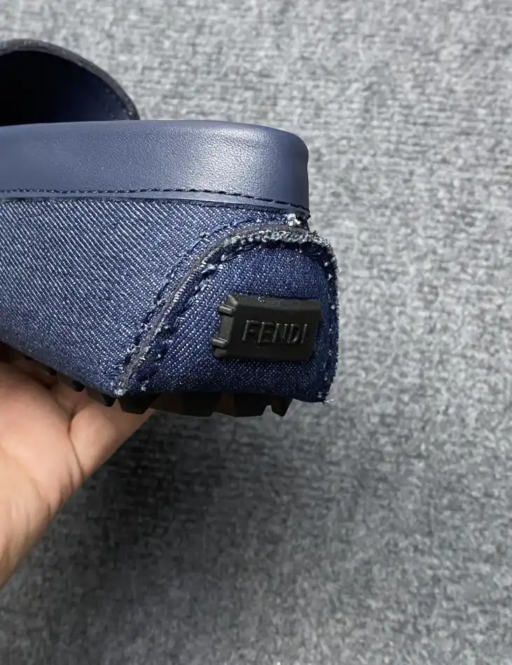 hype Fendi Leather Shoes