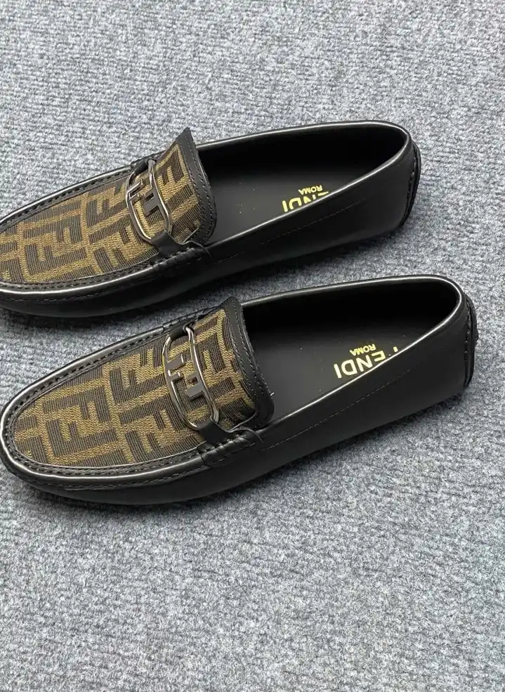 hype Fendi Leather Shoes