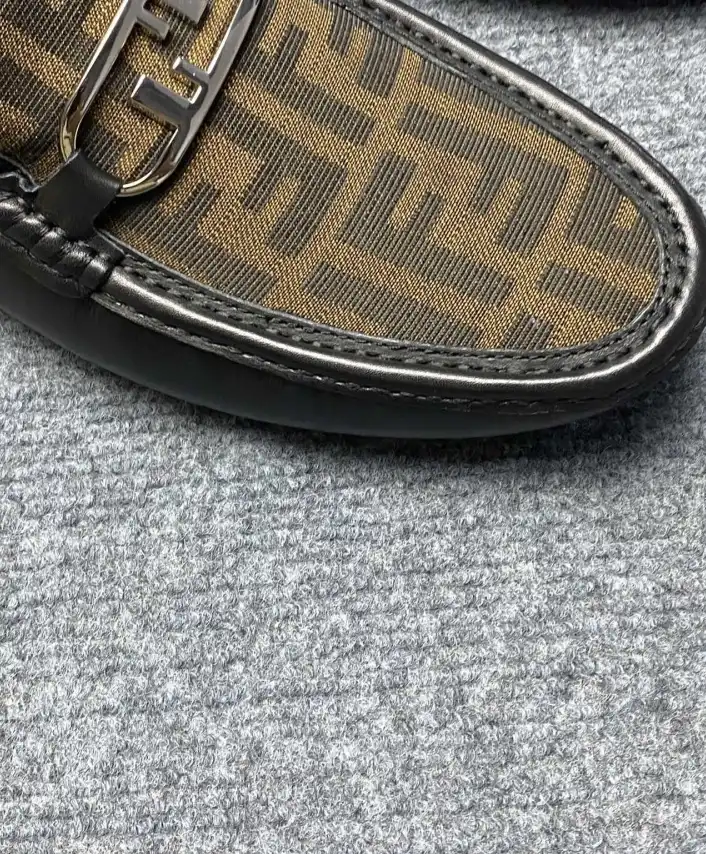 hype Fendi Leather Shoes