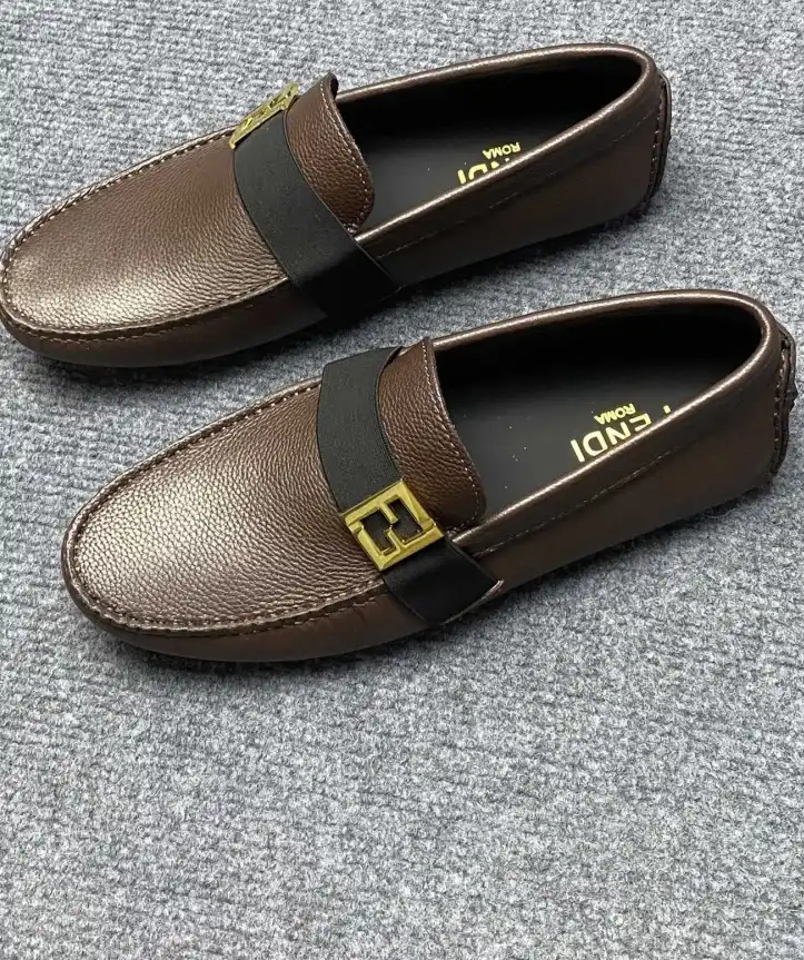 hype Fendi Leather Shoes