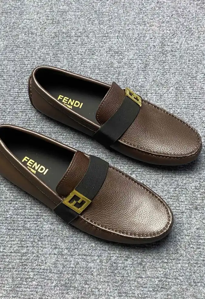 hype Fendi Leather Shoes