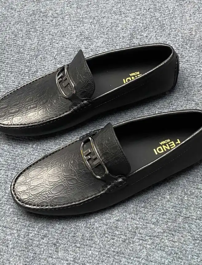 hype Fendi Leather Shoes