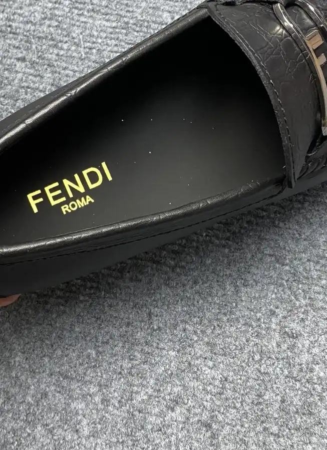 hype Fendi Leather Shoes