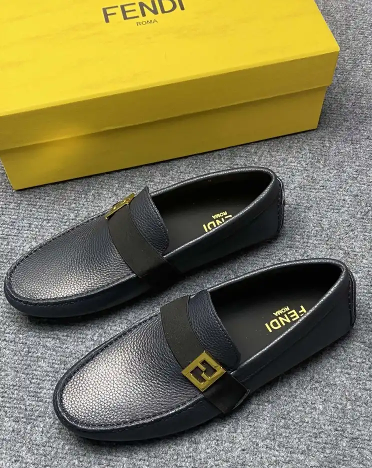 hype Fendi Leather Shoes