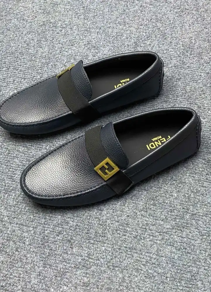 hype Fendi Leather Shoes