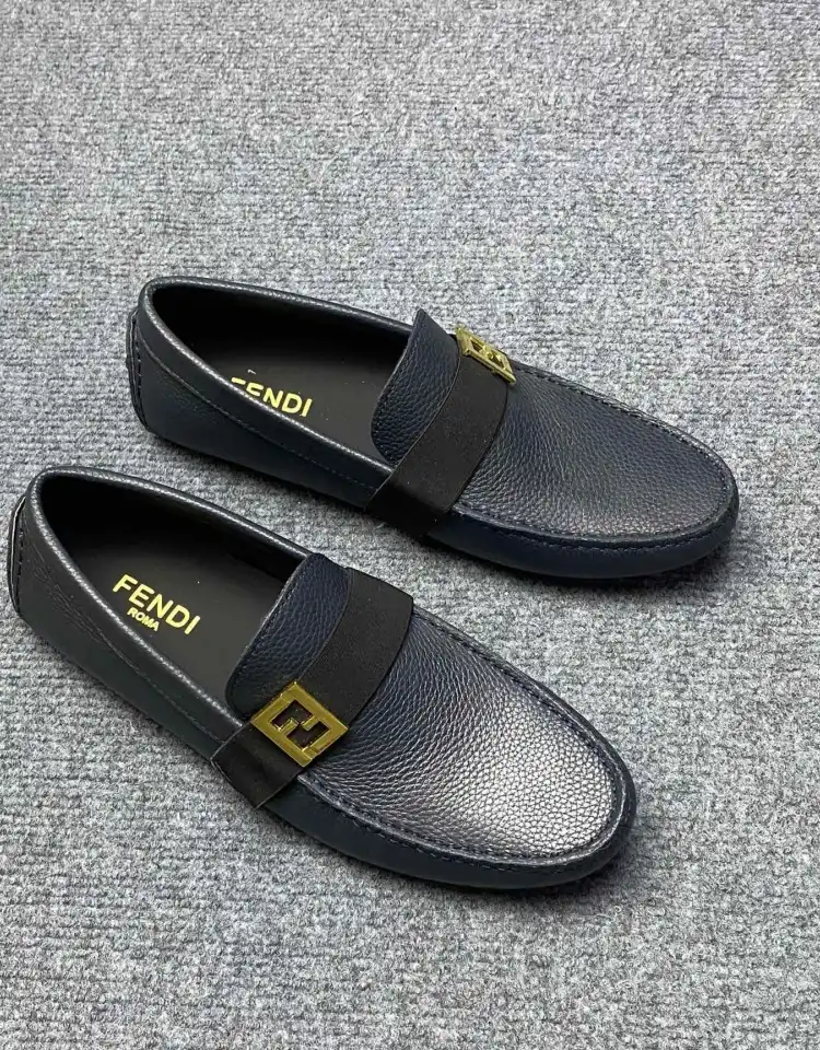 hype Fendi Leather Shoes