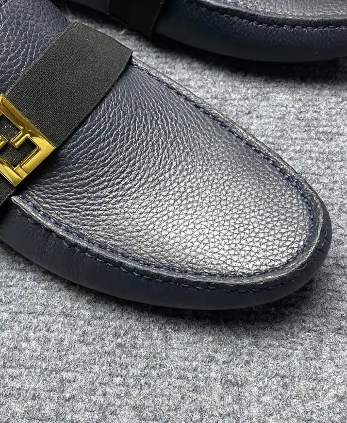 hype Fendi Leather Shoes