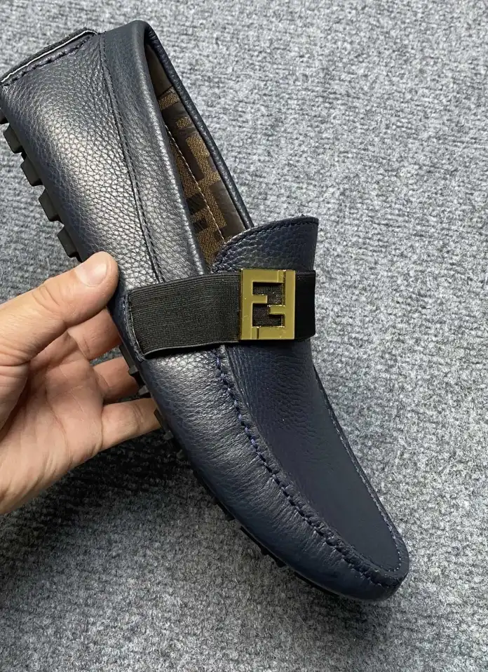 hype Fendi Leather Shoes