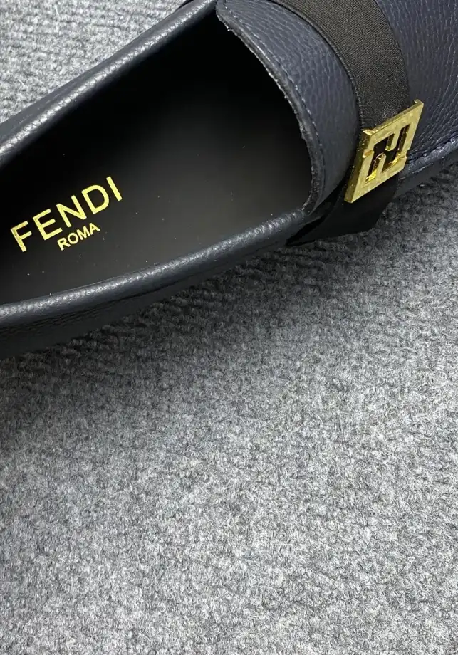 hype Fendi Leather Shoes