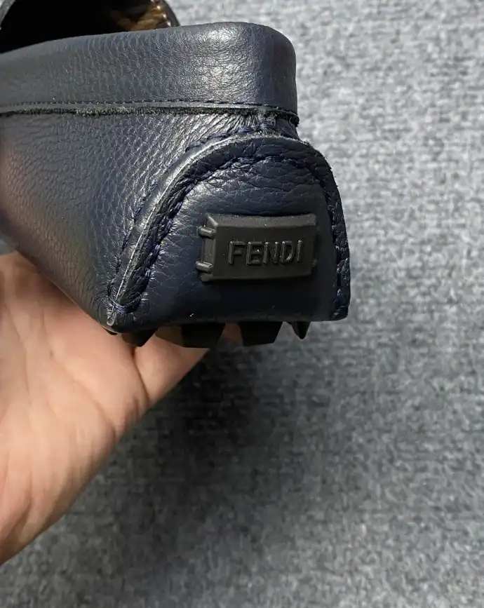 hype Fendi Leather Shoes