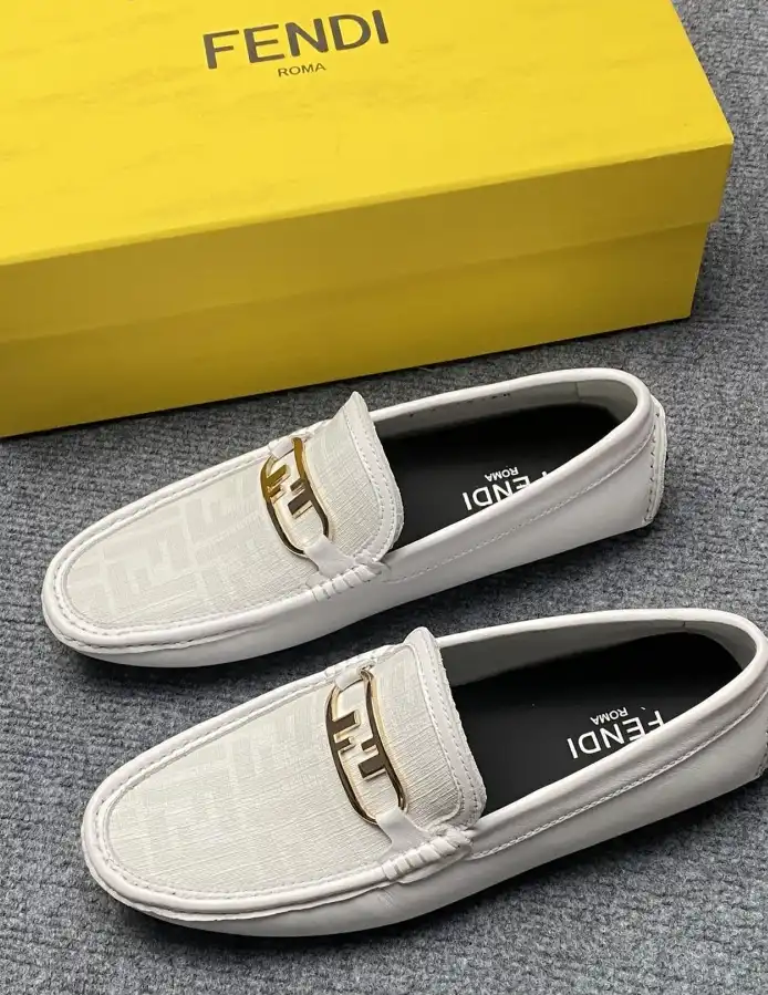 hype Fendi Leather Shoes