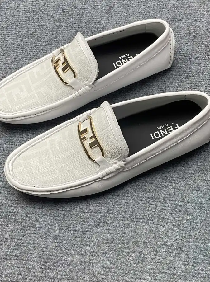 hype Fendi Leather Shoes