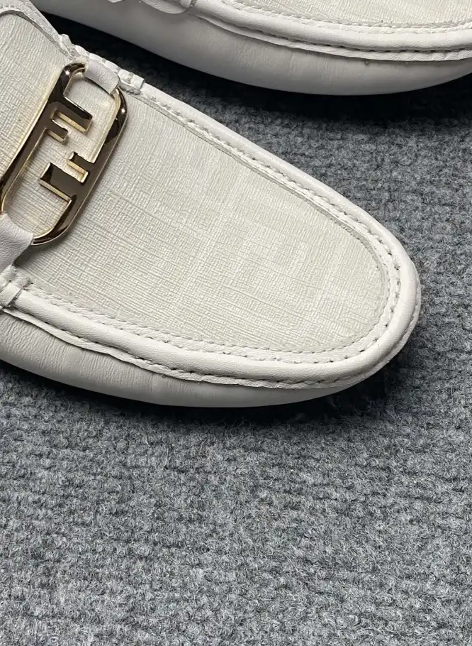 hype Fendi Leather Shoes