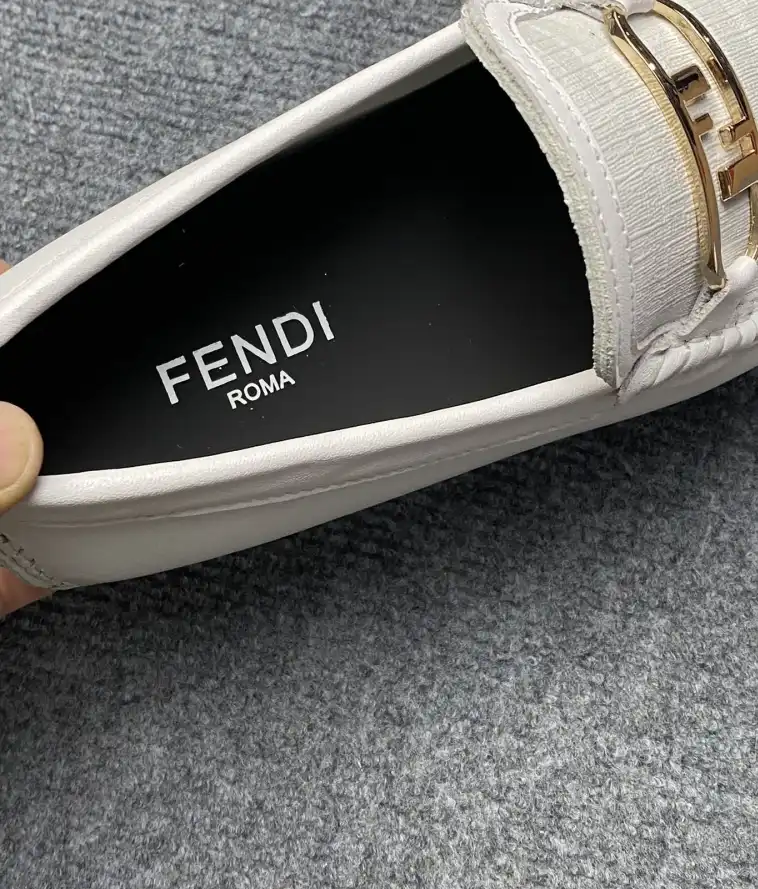 hype Fendi Leather Shoes